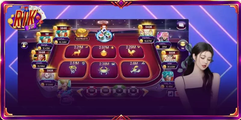 Bầu Cua Livestream là trò chơi ăn khách hàng đầu tại cổng game RIKVIP