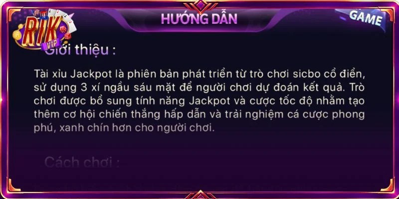 Quy tắc chơi game Tài Xỉu Livestream tại RIKVIP đơn giản