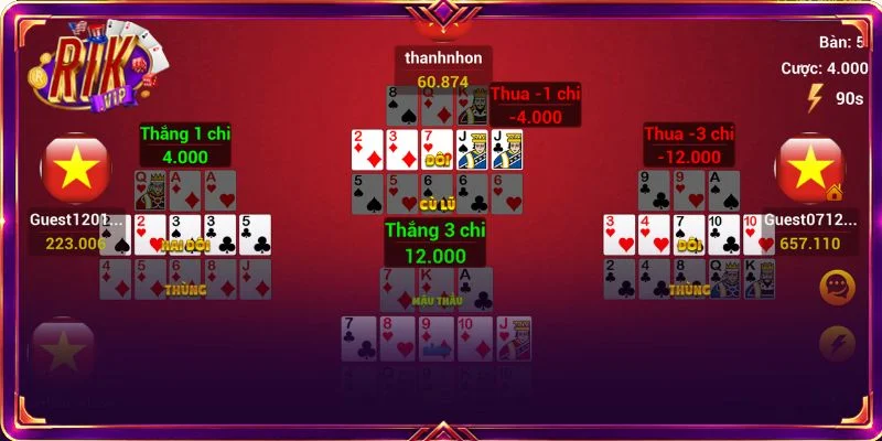 Tổng quan về trò chơi Mậu Binh tại cổng game uy tín RIKVIP
